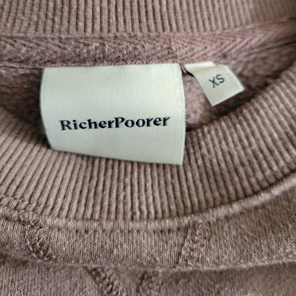 Richer Poorer XS Sweatshirt Plum - Picture 3 of 4